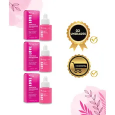 Kit 3 Séruns Faciais Rosa Mosqueta Max Love 30ml Cada – Hidratação, Nutrição e Regeneração da Pele