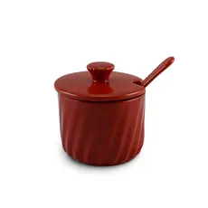 ACUCAREIRO C/ COLHER TWIST 250GR - Vermelho