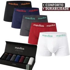 Kit 8 Cuecas Boxer Lisa Masculino Microfibra Adulto Cueca Box  Masculina
