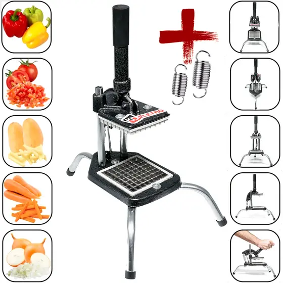 Picador Batata Palito Legumes Resistente Picador de Batatas Profissional
