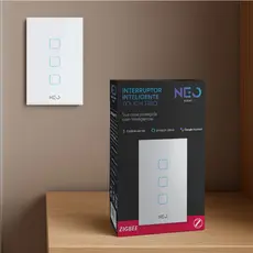 Interruptor Inteligente Touch Zigbee 1/2/3/4/6/8 Botões com Alexa google Bivolt Neo Avant