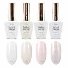 Kit De Esmaltes Francesinha 4 peças 10ml - Real Love