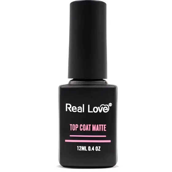 Top Coat Matte Efeito Fosco 12ml - Real Love