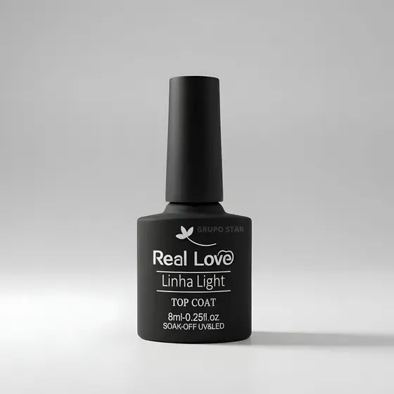 Top Coat Finalizador Ultra Brilho Linha Light 8ml - Real Love