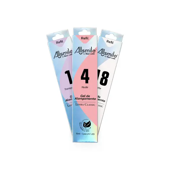 Refil de Gel de Modelagem 15ml Linha Classic - Allsmile by Real Love