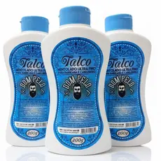 Kit 3 Talcos Dom Pelo 200g Barbeiro Profissional Refinado