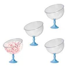 4 Taças Baleiro 1,5L PREMIUM Bomboniere Acrílico Elegante Expositor de Balas