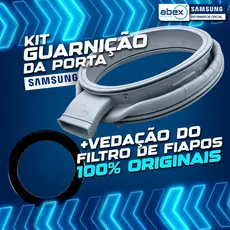 Borracha Porta Lava E Seca Samsung WD6000 WD4000 WD10M WD11M WD85M WD90M DC64-03235 NF Original