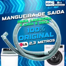 Mangueira De Saida Lava E Seca LG 2.30 M 5214FR3188G WD-12596RD WD1412 WD14311 WD14312 Original