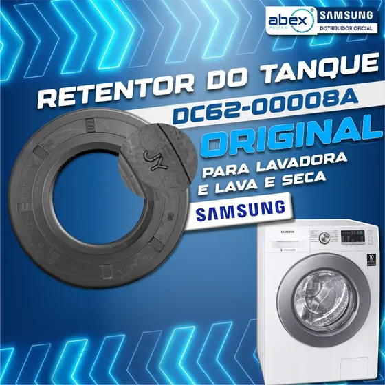 Retentor Do Tanque Lava E Seca Samsung Original Dc62-00008a
