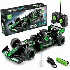 Brinquedo Carrinho Formula 1 Corrida Controle Remoto Recarregavel Solta Fumaça