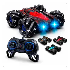 Brinquedo Carrinho Controle Remoto Acrobático Stunt Racing Drift Gira 360º Alta Velocidade