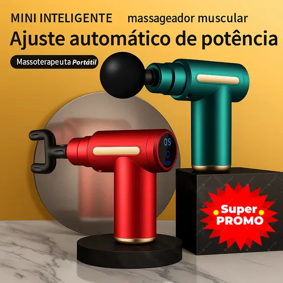 Massageador Muscular Profissional Alta Frequência  Portátil para Alívio de Dor e Relaxamento Físico