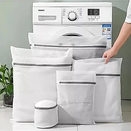 KIT 5 Saco De Roupa Suja Anti-Nó Sacos Para Máquina De Lavar Sutiã Protetor Rede De Lavanderia Full