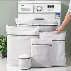 KIT 5 Saco De Roupa Suja Anti-Nó Sacos Para Máquina De Lavar Sutiã Protetor Rede De Lavanderia Full