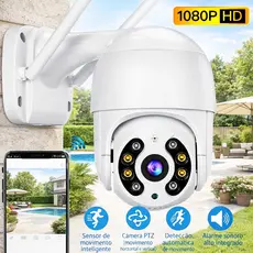 Câmera Segurança Wifi Smart ICSEE A8 Externa Hd Sensor De Movimento Ptz Speed Dome a Prova Agua Zoom