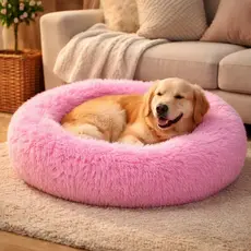 CAMINHA DONUT NUVEM PET PELUCIA REDONDA CAMA PELUCIADA NINHO CASINHA CASA COLCHONETE Cachorros Gatos