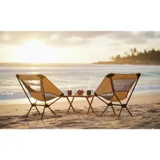 Cadeira Dobrável Camping Portátil Ergonômica Conforto Alumínio Tela Respirável Cor Sortida