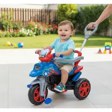 Triciclo Infantil Moto Pedal Criança Segurança Estabilidade Diversão Passeio Brinquedo