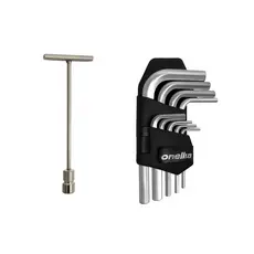 Kit Profissional: Chave T 19mm e Jogo de  Chave Allen 9 peças- Ferramentas Essenciais para Seu Trabalho!
