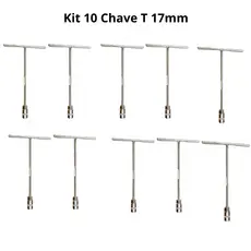 Kit de Ferramentas | Chave T 17 mm e 10 Unidades de Alta Qualidade
