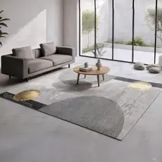 Tapete Belga Estampado Antiderrapante 2,00m x 1,50m Para Sala Quarto Escritório - LANÇAMENTO