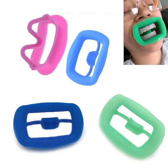 Abridor De Boca Dental Silicone Macio Lábio Bochecha Retrator Autoclavável