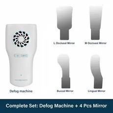 Espelhos Dentários Antiembaçantes Com Luz LED , Refletor Ortodôntico Automático Para Fotografia Oral