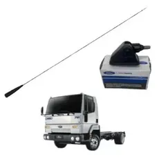Antena Radio + Base Teto Ford Cargo Medio/ Pesado 06/19 Original