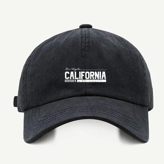 Bone baseball masculino preto California Los AngelesCom regualgem cores bege e branco