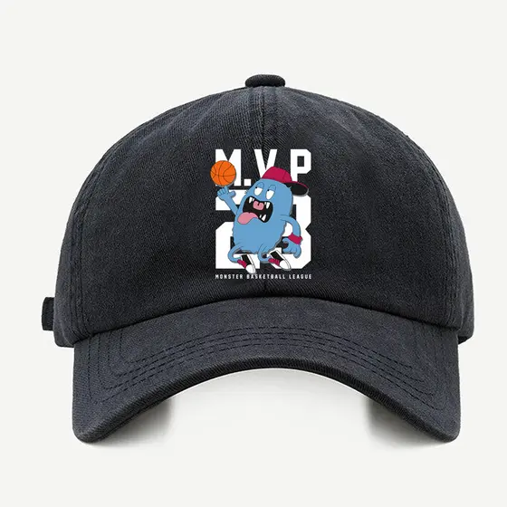 Bone baseball masculino preto MVP 23Com regualgem cores bege e branco