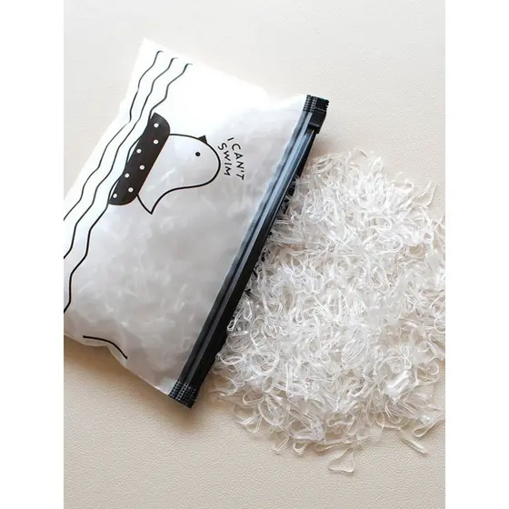 kit 1000 Elásticos Colorido é Preto é Branco De Silicone Para Cabelo ou fazer Pulseira