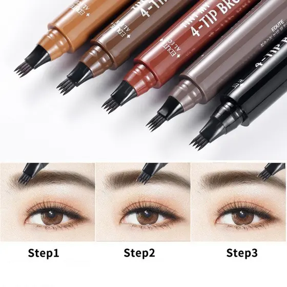 Caneta Lapis Henna Efeito Microblading Sobrancelha