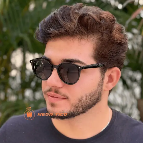 Óculos de Sol Redondo Unissex Moda conforto e Estilo com Proteção UV e Reforçado