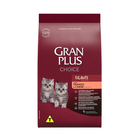 Ração GranPlus Choice Gatos Filhotes 10,1kg