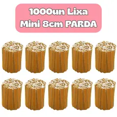 1000 MIL Lixa de Unha Mini 8cm PARDA Descartável para Manicure Pedicure Estética Salão de Beleza Spá