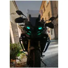 1 Par De Adesivos Refletivos 3D Para Olhos Do Diabo Carros E Motocicletas-Melhoram A Visibilidade Noturna Segurança , Du