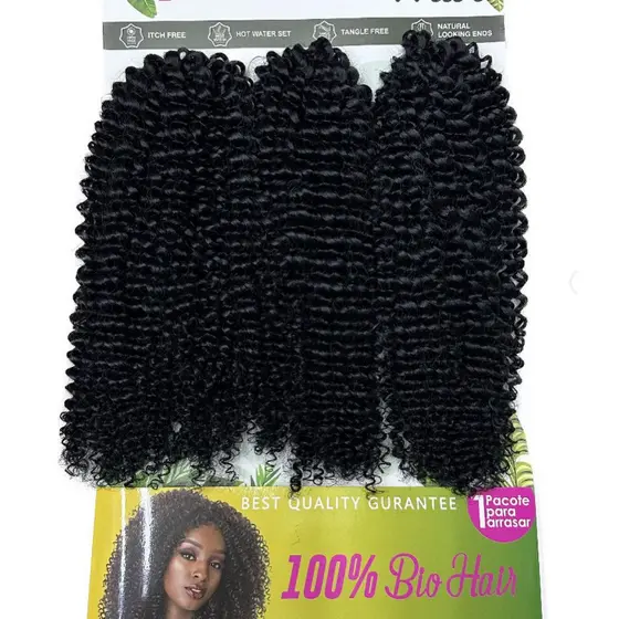 Cabelo Fibra 100% Orgânica  Para Crochet Braids AGATA YAN HAIR 55CM 300GR