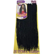 Cabelo Sintetico Senegal Twist - Fino - Crochet Braids 300gr Yan hair