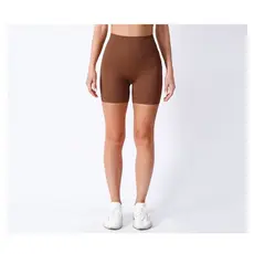 Short Esportiva Fitness Yoga Feminina Cintura Alta Elástica