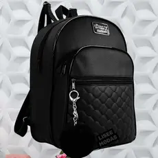 Bolsas Mochila Feminina Reforçada Bolso Frontal Grande Modinha Escolar Linda Faculdade Passeio