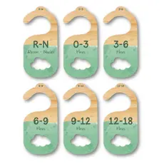 Separador E Organizador De Cabides Para Bebe Infantil  - Bebe Nuvem Verde