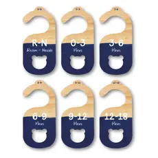 Separador E Organizador De Cabides Para Bebe Infantil  - Urso Azul Marinho