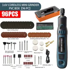 Mini Esmerilhadeira Sem Fio Conjunto De Elétrica Polidora Kit De Perfuratriz