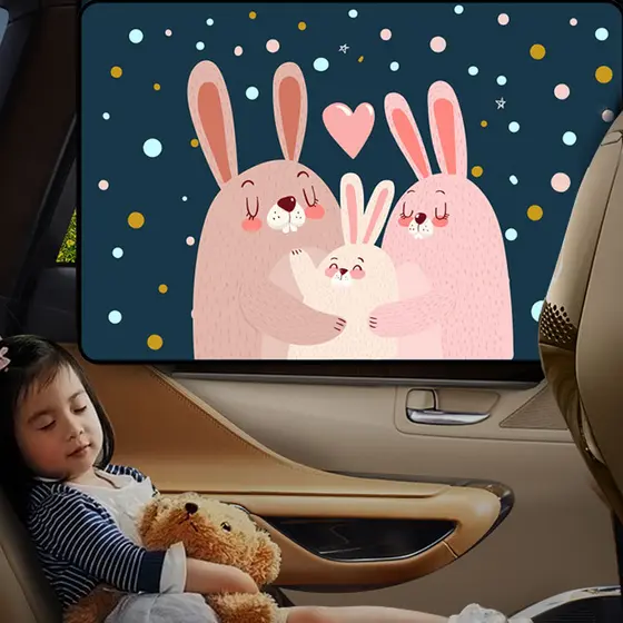 Cortina Protetor Solar Blackout Janela Carro Bebê Infantil Magnética