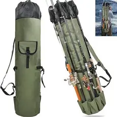 1.15M Bolsa multifuncional para vara de pescar, bolsa para equipamento de pesca