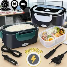 Marmita Elétrica Veicular Tomada Bivolt 110V/220V E 12V/24V - Marmita Térmica Para Comida