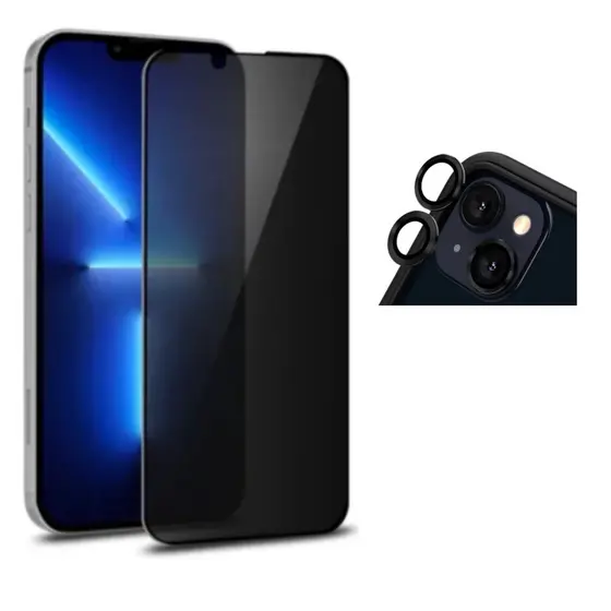 Pelicula 3D Privacidade Para Iphone 14 14 Plus + Película Câmera