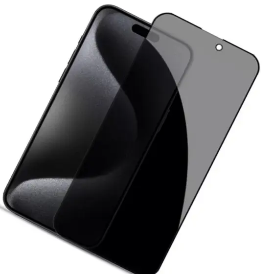Pelicula De Vidro Privacidade 3D Para Iphone 15