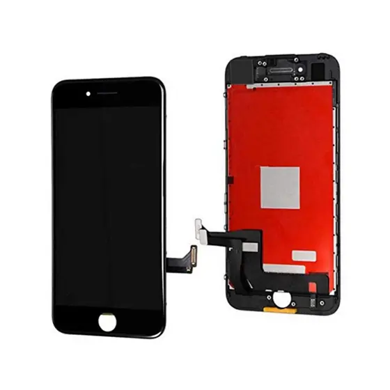 Tela Lcd Touch Para iPhone 7 Plus Preto + Capa + Película 3D